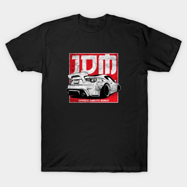 JDM Tuning BRZ Drift Car GT 86 Fan T-Shirt by Automotive Apparel & Accessoires